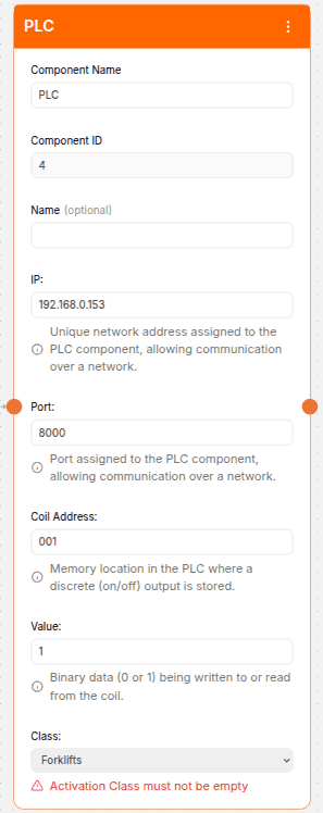 The PLC component on AIOS