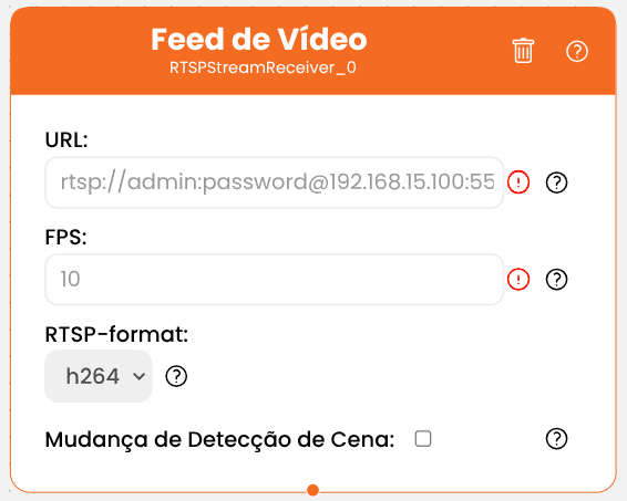 Componente Feed de Video no AIOS