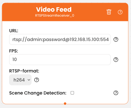 Video Feed component on AIOS